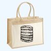 Cotton Pocket Jute Shopper Thumbnail