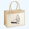 Cotton Pocket Jute Shopper Thumbnail