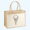 Cotton Pocket Jute Shopper Thumbnail
