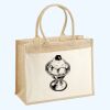 Cotton Pocket Jute Shopper Thumbnail