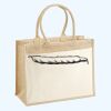 Cotton Pocket Jute Shopper Thumbnail