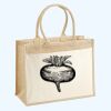 Cotton Pocket Jute Shopper Thumbnail