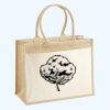 Cotton Pocket Jute Shopper Thumbnail