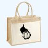 Cotton Pocket Jute Shopper Thumbnail