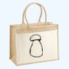 Cotton Pocket Jute Shopper Thumbnail