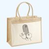 Cotton Pocket Jute Shopper Thumbnail