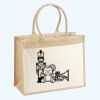 Cotton Pocket Jute Shopper Thumbnail