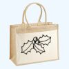 Cotton Pocket Jute Shopper Thumbnail