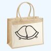 Cotton Pocket Jute Shopper Thumbnail