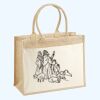 Cotton Pocket Jute Shopper Thumbnail