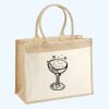 Cotton Pocket Jute Shopper Thumbnail
