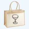 Cotton Pocket Jute Shopper Thumbnail