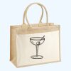 Cotton Pocket Jute Shopper Thumbnail