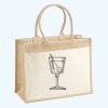 Cotton Pocket Jute Shopper Thumbnail