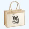 Cotton Pocket Jute Shopper Thumbnail