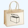 Cotton Pocket Jute Shopper Thumbnail