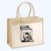 Cotton Pocket Jute Shopper Thumbnail