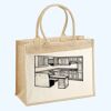 Cotton Pocket Jute Shopper Thumbnail