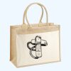Cotton Pocket Jute Shopper Thumbnail