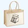 Cotton Pocket Jute Shopper Thumbnail