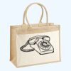 Cotton Pocket Jute Shopper Thumbnail