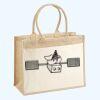 Cotton Pocket Jute Shopper Thumbnail