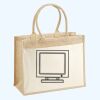 Cotton Pocket Jute Shopper Thumbnail