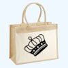 Cotton Pocket Jute Shopper Thumbnail