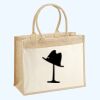 Cotton Pocket Jute Shopper Thumbnail