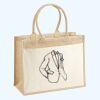 Cotton Pocket Jute Shopper Thumbnail