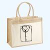 Cotton Pocket Jute Shopper Thumbnail