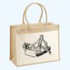 Cotton Pocket Jute Shopper Thumbnail