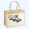 Cotton Pocket Jute Shopper Thumbnail
