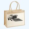 Cotton Pocket Jute Shopper Thumbnail