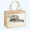 Cotton Pocket Jute Shopper Thumbnail