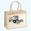 Cotton Pocket Jute Shopper Thumbnail