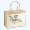Cotton Pocket Jute Shopper Thumbnail