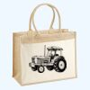 Cotton Pocket Jute Shopper Thumbnail