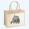 Cotton Pocket Jute Shopper Thumbnail