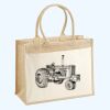 Cotton Pocket Jute Shopper Thumbnail