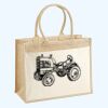 Cotton Pocket Jute Shopper Thumbnail
