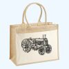 Cotton Pocket Jute Shopper Thumbnail