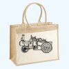 Cotton Pocket Jute Shopper Thumbnail