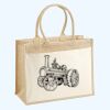 Cotton Pocket Jute Shopper Thumbnail