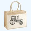 Cotton Pocket Jute Shopper Thumbnail