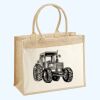 Cotton Pocket Jute Shopper Thumbnail