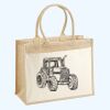 Cotton Pocket Jute Shopper Thumbnail