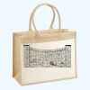 Cotton Pocket Jute Shopper Thumbnail