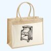 Cotton Pocket Jute Shopper Thumbnail