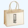 Cotton Pocket Jute Shopper Thumbnail